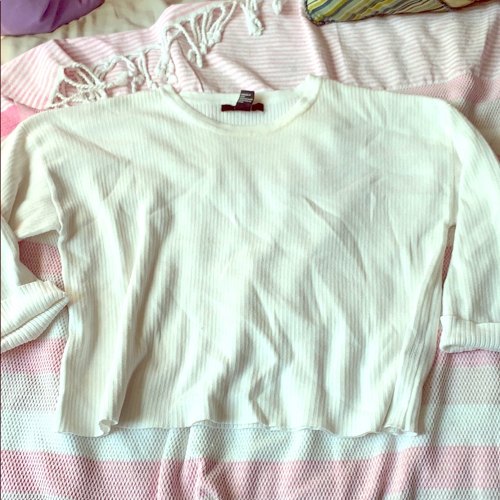 White sweater Forever 21